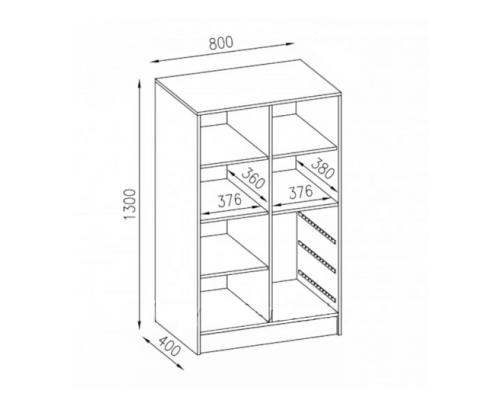 Шкаф комбинированный ''Вега. FASHION''